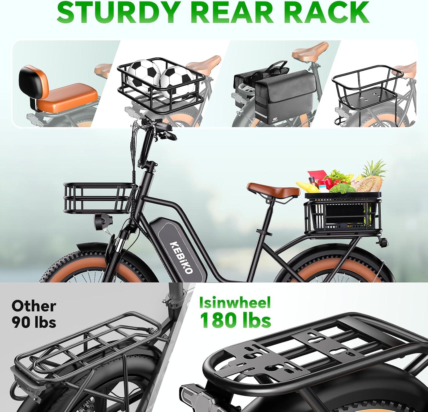 Our 2-Seater Fat-Tire Ebike: Power, Range & Comfort