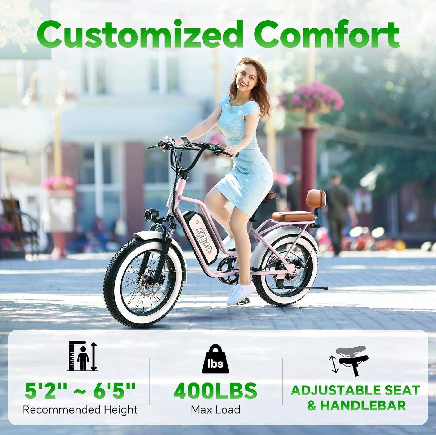 Our Two-Seater Fat Tire E-Bike: 80-Mile, 30+ MPH Review